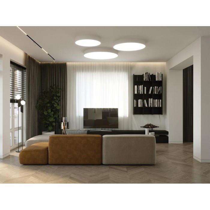 VK/04347/CE/W/W/95 - Πλαφονιέρα οροφής LED, 220-240V, 105W, 3000K, 15.772lm, CRI>90, 120°, IP20, ø95cm, λευκή VK/04347/CE/W/W/95 - Πλαφονιέρα οροφής LED, 220-240V, 105W, 3000K, 15.772lm, CRI>90, 120°, IP20, ø95cm, λευκή