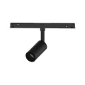 VK/04604/TR/DA/ZM/B/W - EIVA, Led φωτιστικό για Led μαγνητική ράγα λεπτή 48V, DALI, 3000K. 711lm. 7W. Με δυνατότητα ζουμ 19°-42°, CRI>90, ø3.6x8.5cm, IP20, μαύρο