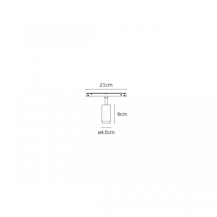 VK/04605/TR/DA/ZM/W-B/W - EIVA, Led φωτιστικό για Led μαγνητική ράγα λεπτή 48V, DALI, 3000K. 1.524lm. 15W. Με δυνατότητα ζουμ 15°-45°, CRI>90, ø4.5x9cm, IP20, λευκό+μαύρο VK/04605/TR/DA/ZM/W-B/W - EIVA, Led φωτιστικό για Led μαγνητική ράγα λεπτή 48V, DALI, 3000K. 1.524lm. 15W. Με δυνατότητα ζουμ 15°-45°, CRI>90, ø4.5x9cm, IP20, λευκό+μαύρο