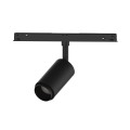 VK/04605/TR/DA/ZM/B/W - EIVA, Led φωτιστικό για Led μαγνητική ράγα λεπτή 48V, DALI, 3000K. 1.524lm. 15W. Με δυνατότητα ζουμ 15°-45°, CRI>90, ø4.5x9cm, IP20, μαύρο