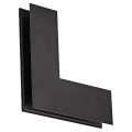 VK/04363/S/B/OC - KONA, Εξωτερική γωνία για μαγνητική ράγα οροφής 48V, μαύρη