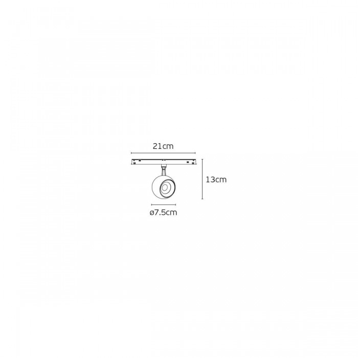 VK/04608/TR/DA/75/W-TB/W - EIVA, Led φωτιστικό για Led μαγνητική ράγα λεπτή 48V, DALI, 3000K. 1.220lm. 12W. 24°. CRI>90, ø7.5cm, IP20, λευκό+titanium bronze δακτύλιο VK/04608/TR/DA/75/W-TB/W - EIVA, Led φωτιστικό για Led μαγνητική ράγα λεπτή 48V, DALI, 3000K. 1.220lm. 12W. 24°. CRI>90, ø7.5cm, IP20, λευκό+titanium bronze δακτύλιο
