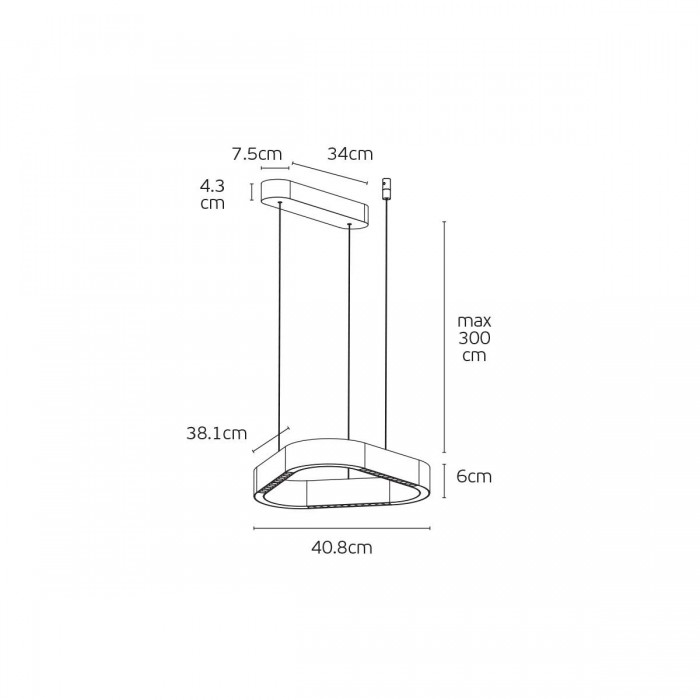 VK/04689/PE/D/B/W/40 - Μαύρο. 3000K. 40W. 3147lm. AC220-240V. Up80°, Down45°. LED Bridgelux SMD. Τροφοδοτικό Anway. Οροφής/κρεμαστό. -20°C → 45°C. 50.000hrs. Clicks 20.000. Dim Yes, Triac. CRI>90. Αλουμίνιο + σιλικόνη. IP20 VK/04689/PE/D/B/W/40 - Μαύρο. 3000K. 40W. 3147lm. AC220-240V. Up80°, Down45°. LED Bridgelux SMD. Τροφοδοτικό Anway. Οροφής/κρεμαστό. -20°C → 45°C. 50.000hrs. Clicks 20.000. Dim Yes, Triac. CRI>90. Αλουμίνιο + σιλικόνη. IP20