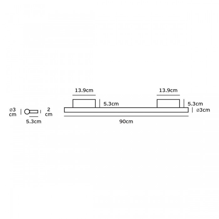 VK/04371/B/20 - KONA, Φωτιστικό μαγνητικής ράγας 48V, LED 19W, 3000K, 2677lm, 110°, CRI>90, IP20, dimmable, μαύρο VK/04371/B/20 - KONA, Φωτιστικό μαγνητικής ράγας 48V, LED 19W, 3000K, 2677lm, 110°, CRI>90, IP20, dimmable, μαύρο