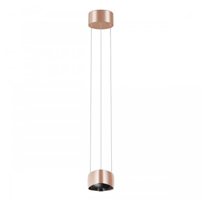 VK/04691/PE/D/RGD/W - Rose Gold. 3000K. 20W. 1958lm. AC220-240V. Up70°, Down45°. LED Bridgelux COB. Τροφοδοτικό KGP. Οροφής/κρεμαστό. -20°C → 45°C. 50.000hrs. Clicks 20.000. Dim Yes, Triac. CRI>90. Αλουμίνιο + γυαλί. IP20 