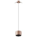 VK/04698/PE/D/RGD/W - Rose Gold. 3000K. 10W. 989lm. AC220-240V. 45°. LED Bridgelux COB. Τροφοδοτικό KGP. Οροφής/κρεμαστό. -20°C → 45°C. 50.000hrs. Clicks 20.000. Dim Yes, triac. CRI>90. Αλουμίνιο + PC. IP20 