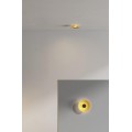 VK/04701/CE/D/B-G/W - Μαύρο/Champagne Gold. 3000K. 10W. 1002lm. AC220-240V. 45.°  LED Cree + Edison + Sanan. Τροφοδοτικό KGP. Οροφής. -20°C → 45°C. 50.000hrs. Clicks 20.000. Dim Yes, triac. CRI>90. Αλουμίνιο. IP20