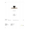 VK/04701/CE/D/B-G/W - Μαύρο/Champagne Gold. 3000K. 10W. 1002lm. AC220-240V. 45.°  LED Cree + Edison + Sanan. Τροφοδοτικό KGP. Οροφής. -20°C → 45°C. 50.000hrs. Clicks 20.000. Dim Yes, triac. CRI>90. Αλουμίνιο. IP20