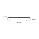 VK/04468/B/DW/12 - BISQIT, Φωτιστικό μαγνητικής ράγας 40V Ultra Slim, LED, 8W, 2700K-6000K, 342lm, 60°, CRI>90, IP20, μαύρο VK/04468/B/DW/12 - BISQIT, Φωτιστικό μαγνητικής ράγας 40V Ultra Slim, LED, 8W, 2700K-6000K, 342lm, 60°, CRI>90, IP20, μαύρο