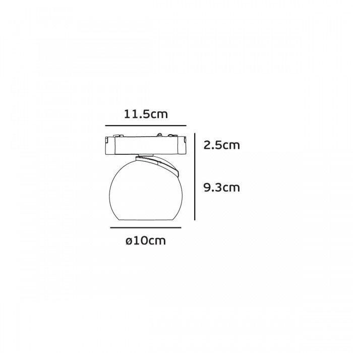 VK/04473/CE/B/DW - BISQIT, Φωτιστικό μαγνητικής ράγας 40V Ultra Slim, LED, 12W, 2700K-6000K, 753lm, 24°, CRI>90, IP20, μαύρο VK/04473/CE/B/DW - BISQIT, Φωτιστικό μαγνητικής ράγας 40V Ultra Slim, LED, 12W, 2700K-6000K, 753lm, 24°, CRI>90, IP20, μαύρο