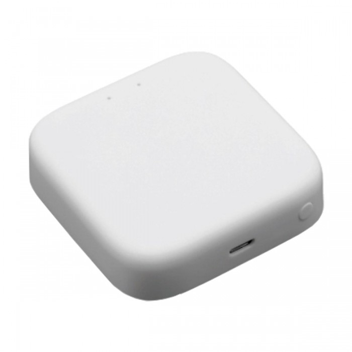 VK/04490/W/ZB - BISQIT, Zigbee wireless gateway DC 5V 1A, λευκή