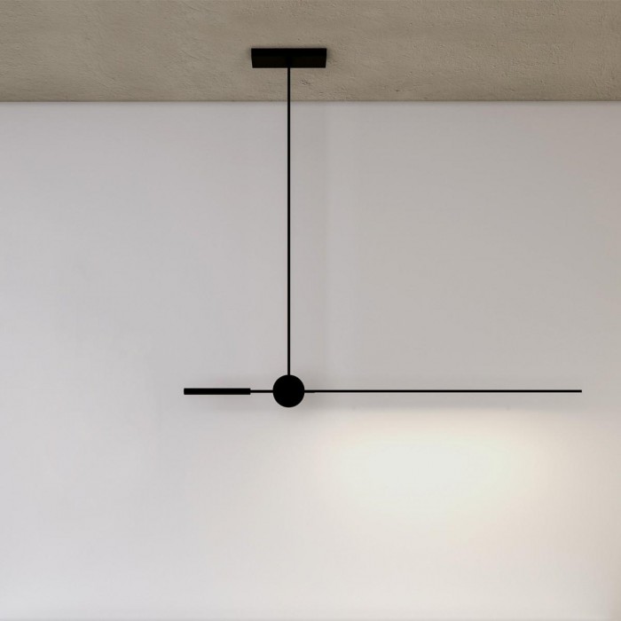 VK/04491/PE/B/W - Φωτιστικό οροφής Led, 220-240V, 5W+15W, 3000K, 350lm+533lm, CRI>90, IP20, 165x28x8.6cm, μαύρο VK/04491/PE/B/W - Φωτιστικό οροφής Led, 220-240V, 5W+15W, 3000K, 350lm+533lm, CRI>90, IP20, 165x28x8.6cm, μαύρο