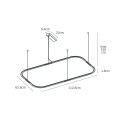 VK/04715/PE/D/GDB/W/113 - Χρυσό/Μαύρο. 3000K. 25W. 4x338lm. AC200-240V. 36°. LED Bridgelux 3030. Οροφής/κρεμαστό. < 45°C. 50.000hrs. Dim Yes, Triac. CRI>90. Αλουμίνιο. IP20 