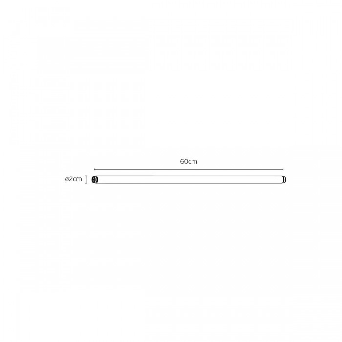 VK/04717/TUBE/GDB/60 - Σατινέ Χρυσό. 60cm Ευθύς σωλήνας. Αλουμίνιο. IP20 VK/04717/TUBE/GDB/60 - Σατινέ Χρυσό. 60cm Ευθύς σωλήνας. Αλουμίνιο. IP20