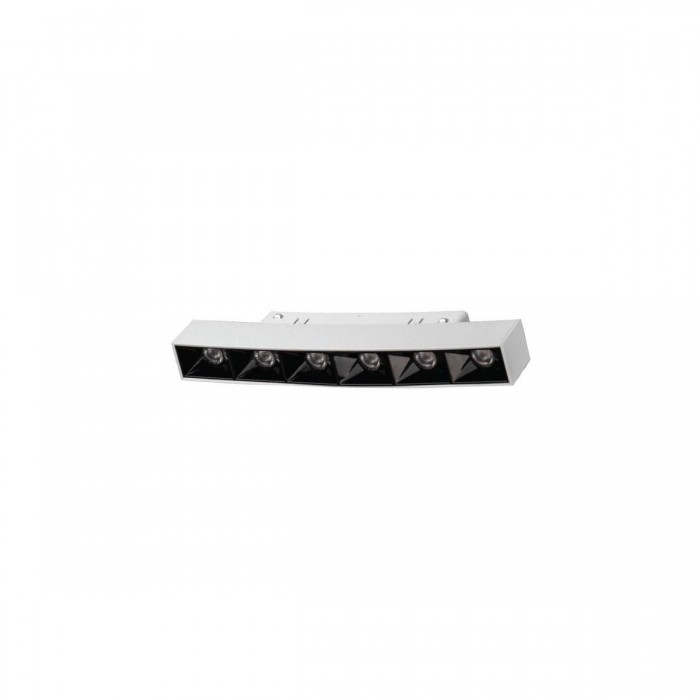 VK/04626/TR/DA/3/W/W - ENTO, Led φωτιστικό για μαγνητική στρογγυλή ράγα DALI, 48V. 3000K. 6W. 500lm. CRI>90, για διάμετρο 3μ., λευκό VK/04626/TR/DA/3/W/W - ENTO, Led φωτιστικό για μαγνητική στρογγυλή ράγα DALI, 48V. 3000K. 6W. 500lm. CRI>90, για διάμετρο 3μ., λευκό