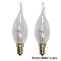 VK/926/60/CL/2 - Λάμπα κερί μύτη, E14, 60W, διάφανη, 2 τεμ. VK/926/60/CL/2 - Λάμπα κερί μύτη, E14, 60W, διάφανη, 2 τεμ.