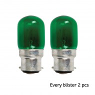 VK/505/B22/GR/2 - Λαμπάκι νυχτός, B22, 7W, πράσινο, 2 τεμ. VK/505/B22/GR/2 - Λαμπάκι νυχτός, B22, 7W, πράσινο, 2 τεμ.