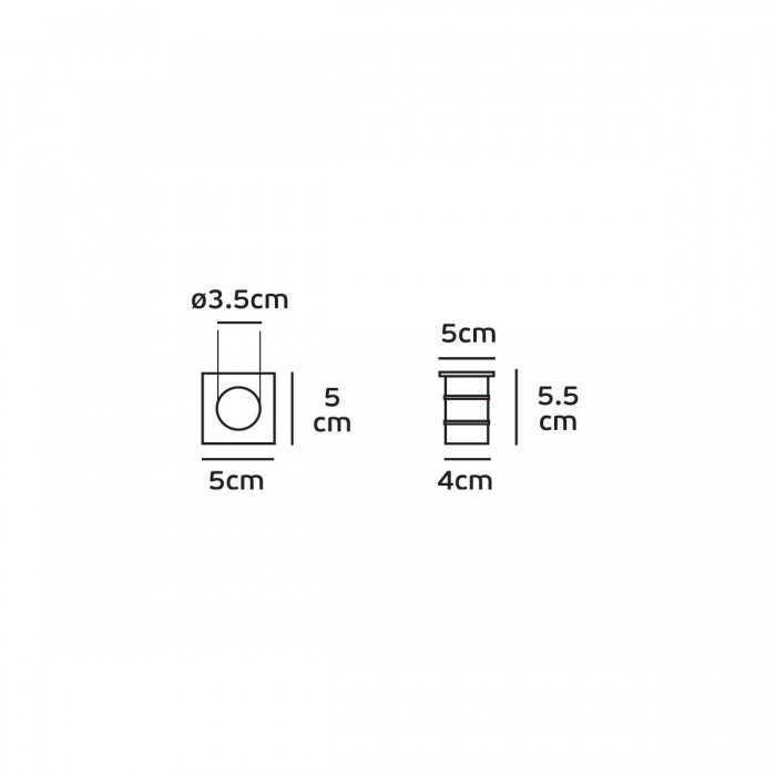VK/01055/304/MC - Φωτιστικό δαπέδου χωνευτό, Module Led, 350mA-700mA, Δαχτυλίδι ανοξείδωτο 304. IP65, 5x5x5.5cm, νίκελ ματ VK/01055/304/MC - Φωτιστικό δαπέδου χωνευτό, Module Led, 350mA-700mA, Δαχτυλίδι ανοξείδωτο 304. IP65, 5x5x5.5cm, νίκελ ματ