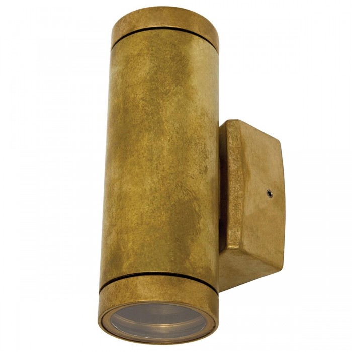 VK/01046/NB - Φωτιστικό τοίχου, 240V, 2xGU10, 2x12W (LED), IP65, ø6x18x10cm, φυσικός μπρούτζος VK/01046/NB - Φωτιστικό τοίχου, 240V, 2xGU10, 2x12W (LED), IP65, ø6x18x10cm, φυσικός μπρούτζος