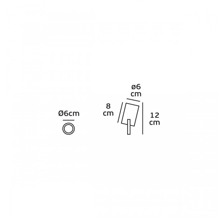 VK/01047/NB - Φωτιστικό κήπου, 240V, GU10. Max 12W (LED). IP65, ø6x12cm, φυσικός μπρούτζος VK/01047/NB - Φωτιστικό κήπου, 240V, GU10. Max 12W (LED). IP65, ø6x12cm, φυσικός μπρούτζος