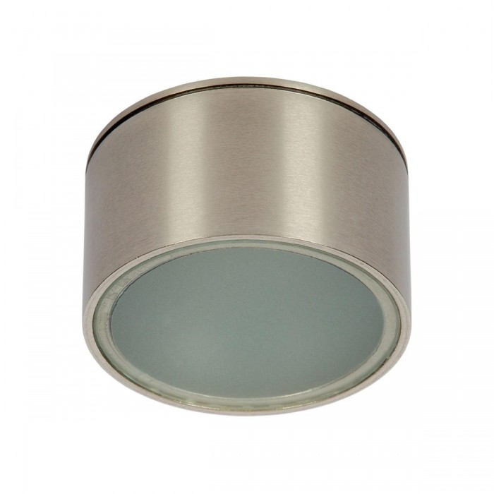 VK/01048/MC - Σποτ οροφής, 240V, GX53. Max 7W (LED). IP65, ø10x4.5cm, νίκελ ματ