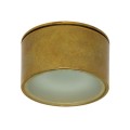 VK/01048/NB - Σποτ οροφής, 240V, GX53. Max 7W (LED). IP65, ø10x4.5cm, φυσικός μπρούτζος