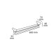 VK/04065/218 - Case for fluorescent Led lamp, 2X18W, 600mm