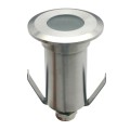 VK/02118/WW/60 - Φωτιστικό Led δαπέδου χωνευτό, 100-240V, 2.2W, 2700K, 60°, 180lm, CRI>80, IP68, ø5.2x8.1cm, ατσάλι