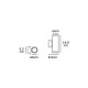 VK/01093/ABS - Φωτιστικό τοίχου, 240V, 2xGU10, 2x12W (LED), IP65, ø5x14.8x8.5cm, μπρονζέ VK/01093/ABS - Φωτιστικό τοίχου, 240V, 2xGU10, 2x12W (LED), IP65, ø5x14.8x8.5cm, μπρονζέ