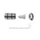 VK/01054/70/316/MC - Φωτιστικό δαπέδου χωνευτό, GU10/MR11 Max 6W (LED), Δαχτυλίδι ανοξείδωτο 316. IP65, ø5x7cm, νίκελ ματ VK/01054/70/316/MC - Φωτιστικό δαπέδου χωνευτό, GU10/MR11 Max 6W (LED), Δαχτυλίδι ανοξείδωτο 316. IP65, ø5x7cm, νίκελ ματ