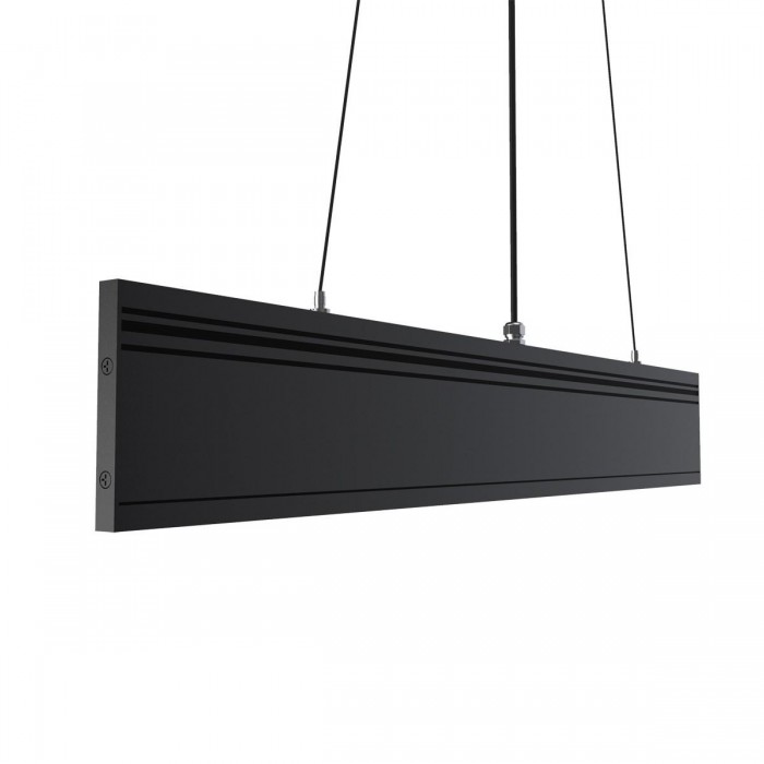 VK/04402/120/B/W - Γραμμικό φωτιστικό κρεμαστό LED, 220-240V, 25W, 3000K, 595lm, IP45, 119.9x100cm, μαύρο VK/04402/120/B/W - Γραμμικό φωτιστικό κρεμαστό LED, 220-240V, 25W, 3000K, 595lm, IP45, 119.9x100cm, μαύρο
