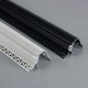 VK/22/W/W/2 - Προφίλ αλουμινίου για LED ταινίες,  IP20. Προφίλ αλουμινίου, λευκό, 2m με λευκό κάλυμμα & στοπ. 2.000x74.4(54.2)x58.6mm