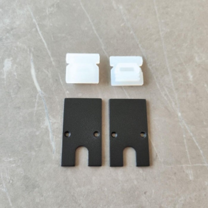 VK/27/B/W/2 - Προφίλ αλουμινίου για LED ταινίες, IP65. Προφίλ αλουμινίου μαύρο 2m με λευκό καπάκι & στοπ σιλικόνηs. 2.000x29.8x52.6mm. IP65 VK/27/B/W/2 - Προφίλ αλουμινίου για LED ταινίες, IP65. Προφίλ αλουμινίου μαύρο 2m με λευκό καπάκι & στοπ σιλικόνηs. 2.000x29.8x52.6mm. IP65