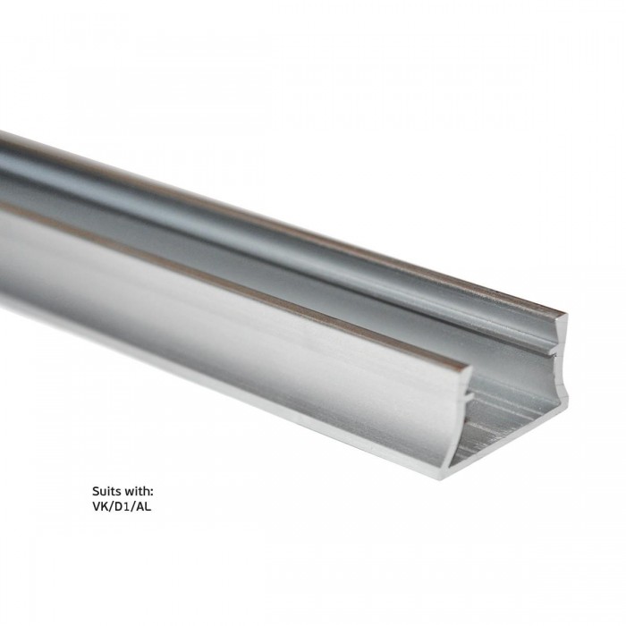 VK/K01/W - Κάλυμμα για προφίλ, Λευκό. 2000x16x4.5mm VK/K01/W - Κάλυμμα για προφίλ, Λευκό. 2000x16x4.5mm