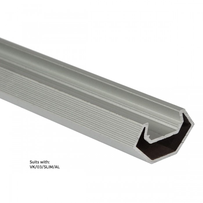 VK/K01/W - Κάλυμμα για προφίλ, Λευκό. 2000x16x4.5mm VK/K01/W - Κάλυμμα για προφίλ, Λευκό. 2000x16x4.5mm