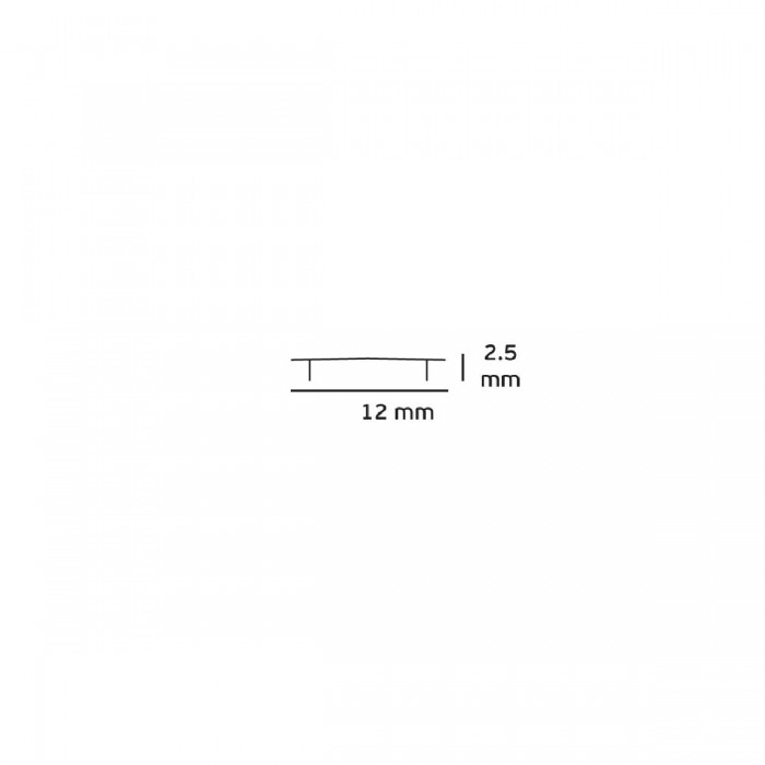 VK/K01/SLIM/CL - Κάλυμμα για προφίλ VK/01/SLIM. Διάφανο. 2000x12x2.5mm VK/K01/SLIM/CL - Κάλυμμα για προφίλ VK/01/SLIM. Διάφανο. 2000x12x2.5mm