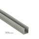 VK/K01/SLIM/W - Κάλυμμα για προφίλ VK/01/SLIM. Ματ. 2000x12x2.5mm VK/K01/SLIM/W - Κάλυμμα για προφίλ VK/01/SLIM. Ματ. 2000x12x2.5mm