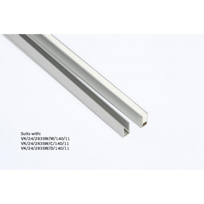 VK/08/11/AL - Προφίλ αλουμινίου 8.8x12mm για led ταινία KEISO με ύψος 11mm