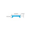 VK/K10/W - Κάλυμμα για προφίλ VK/10. Λευκό. 2000x18.8x4.61mm VK/K10/W - Κάλυμμα για προφίλ VK/10. Λευκό. 2000x18.8x4.61mm