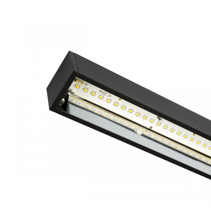 VK/04156/140/B/W - LED Γραμμικό φωτιστικό, οροφής/κρεμαστό, 26W, 4.000lm, 140cm, 3000K, 220-240V, IP20, μαύρο VK/04156/140/B/W - LED Γραμμικό φωτιστικό, οροφής/κρεμαστό, 26W, 4.000lm, 140cm, 3000K, 220-240V, IP20, μαύρο