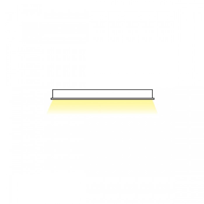 VK/04159/144/W/C - LED Γραμμικό φωτιστικό, χωνευτό, 26W, 4.000lm, 143.5cm, 4000K, 220-240V, IP20, λευκό