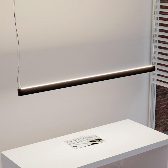 VK/04463/142/B/W - LED Γραμμικό φωτιστικό πάνω-κάτω, κρεμαστό 21W/3.430lm πάνω, 26W/4.350lm κάτω, 142cm, 3000K, 220-240V, IP20, μαύρο VK/04463/142/B/W - LED Γραμμικό φωτιστικό πάνω-κάτω, κρεμαστό 21W/3.430lm πάνω, 26W/4.350lm κάτω, 142cm, 3000K, 220-240V, IP20, μαύρο