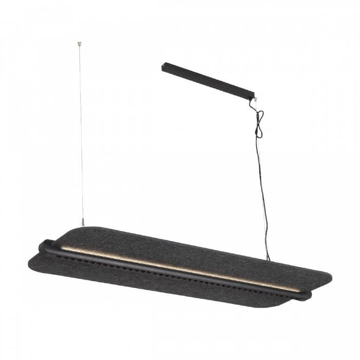 VK/04563/132/B-G/C/DA - MUTE, Ηχομονωτικά φωτιστικά Led, Up/Down. 4000K. 60W. 7200lm. Up 125°/Down 60°, CRI>80. IP20, Dimmable DALI, μαύρο-γκρι VK/04563/132/B-G/C/DA - MUTE, Ηχομονωτικά φωτιστικά Led, Up/Down. 4000K. 60W. 7200lm. Up 125°/Down 60°, CRI>80. IP20, Dimmable DALI, μαύρο-γκρι