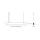 VK/04564/138G/W/DA - MUTE, Ηχομονωτικά φωτιστικά Led, 3000K. 36W. 4400lm. 75°, CRI>80. L. 138.2cm IP20,  Dimmable DALI, γκρι