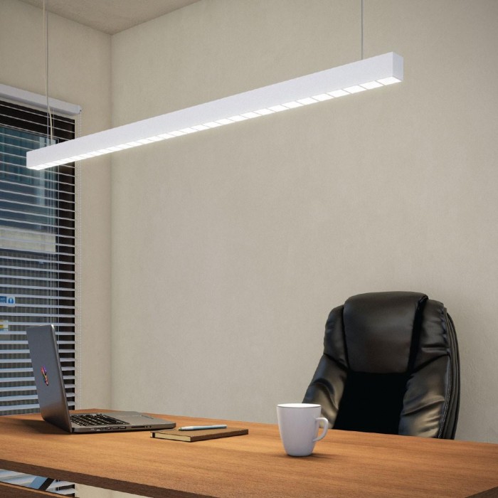 VK/04634/141/W/C - Dark LΕD γραμμικό φωτιστικό, 4000K, 19W, 3.750lm, 141cm, CRI>80, IP20, λευκό VK/04634/141/W/C - Dark LΕD γραμμικό φωτιστικό, 4000K, 19W, 3.750lm, 141cm, CRI>80, IP20, λευκό