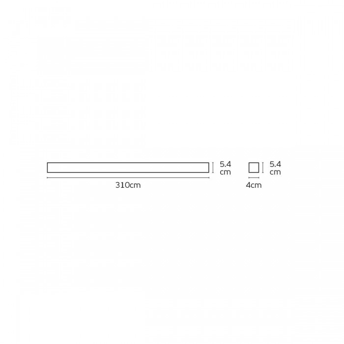 VK/04634/310/W/C - Dark LΕD γραμμικό φωτιστικό, 4000K, 48W, 8.250lm, 310cm, CRI>80, IP20, λευκό VK/04634/310/W/C - Dark LΕD γραμμικό φωτιστικό, 4000K, 48W, 8.250lm, 310cm, CRI>80, IP20, λευκό