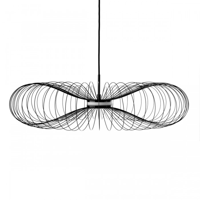 VK/04254PE/B/WW - Φωτιστικό LED κρεμαστό, 220-240V, 8W, 190lm, 2700K, IP20, ø61-74x4-16.5cm, μαύρο VK/04254PE/B/WW - Φωτιστικό LED κρεμαστό, 220-240V, 8W, 190lm, 2700K, IP20, ø61-74x4-16.5cm, μαύρο