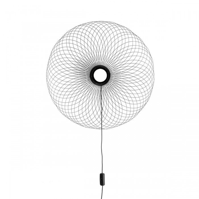VK/04255WA/B/WW - Επίτοιχο φωτιστικό, 220-240V, 8W, 2700K, IP20, ø61-74cm, μαύρο VK/04255WA/B/WW - Επίτοιχο φωτιστικό, 220-240V, 8W, 2700K, IP20, ø61-74cm, μαύρο