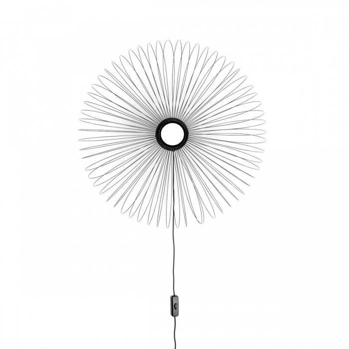 VK/04255WA/B/WW - Επίτοιχο φωτιστικό, 220-240V, 8W, 2700K, IP20, ø61-74cm, μαύρο VK/04255WA/B/WW - Επίτοιχο φωτιστικό, 220-240V, 8W, 2700K, IP20, ø61-74cm, μαύρο