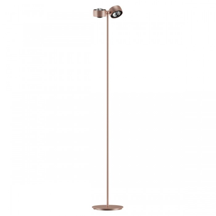 VK/04692/RGD/W - Rose Gold. 3000K. 2x10W. 2096lm. AC220-240V. 70°. LED Bridgelux COB. Adaptor Hopestar. Φωτιστικό δαπέδου. -20°C → 45°C. 50.000hrs. Clicks 20.000. Foot Dimming. CRI>90. H156.7cm. Αλουμίνιο + γυαλί. IP20